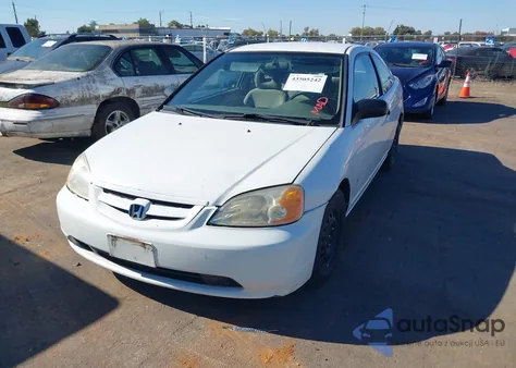2001 Honda Civic Lx from USA, damaged, VIN 1HGEM21521L034085